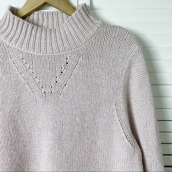 Elie Tahari chunky pink sparkle sweater - Picture 4 of 7